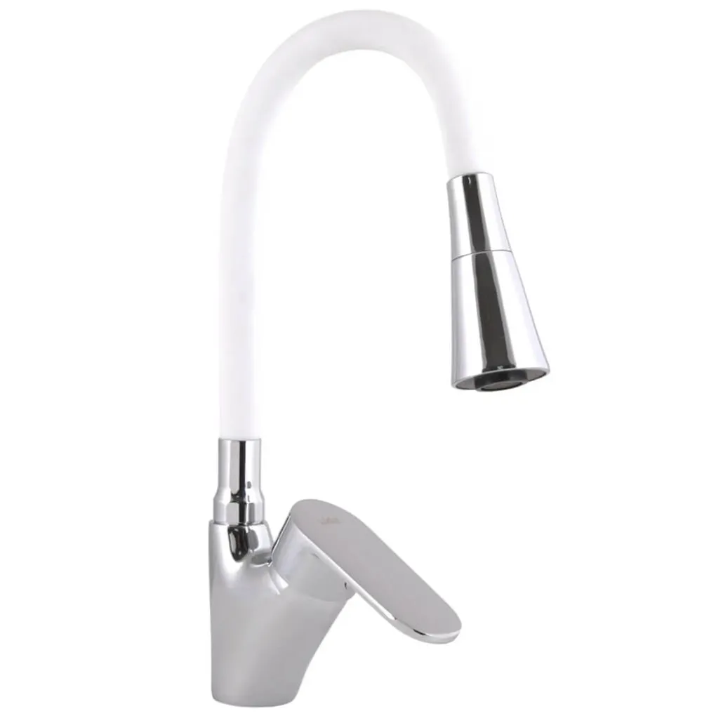 Смеситель для кухни Lidz Tani 007F3 White/Chrome (LDTAN007F3WCR40423)- Фото 1