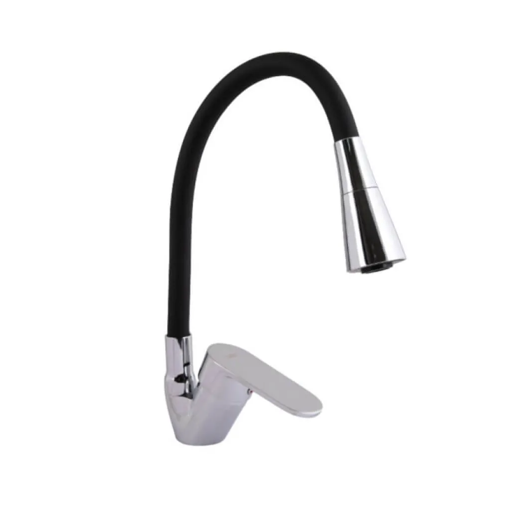 Смеситель для кухни Lidz Tani 008F3 Black/Chrome (LDTAN008F3BCR39484)- Фото 1
