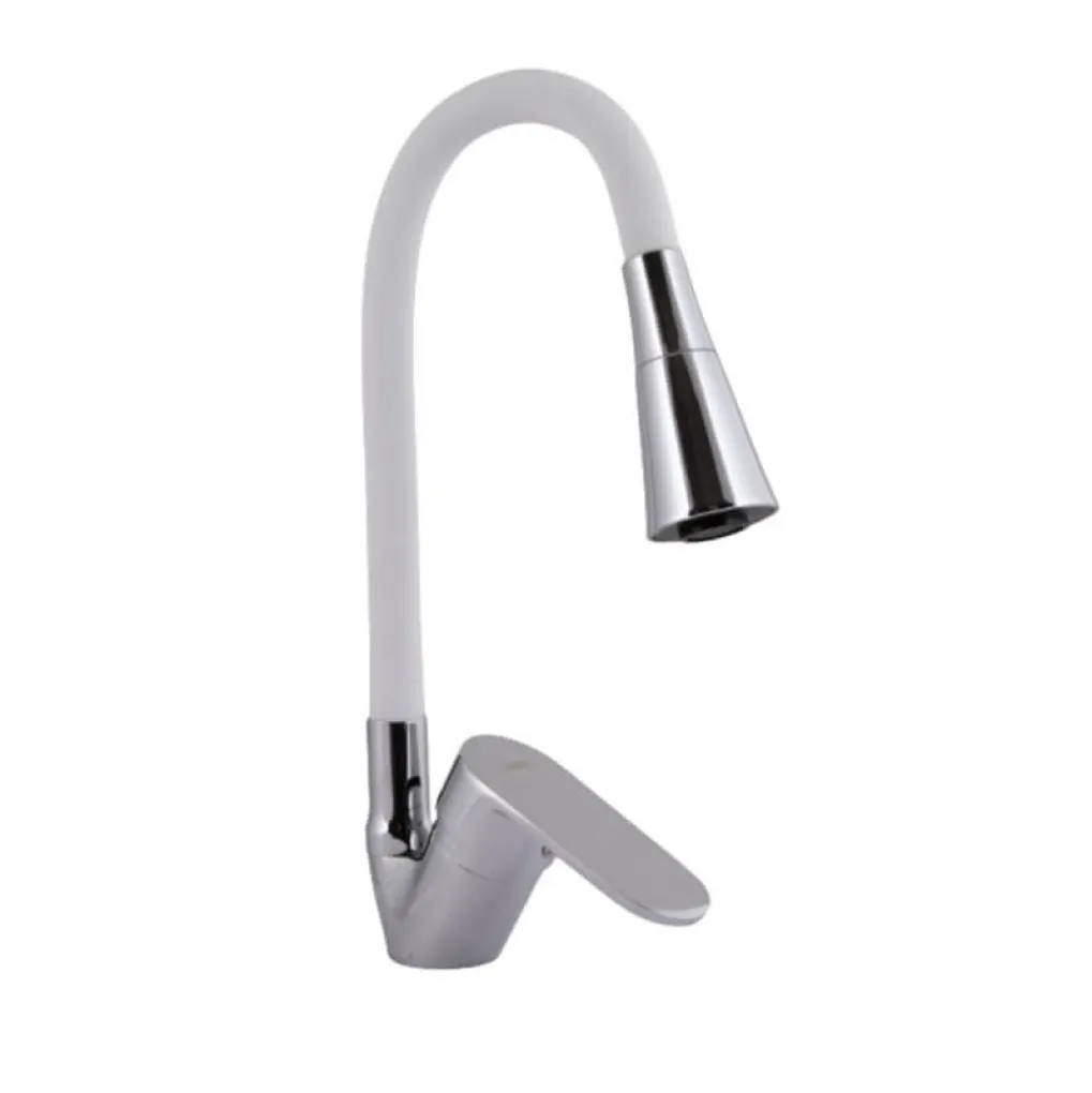 Смеситель для кухни Lidz Tani 008F3 White/Chrome (LDTAN008F3WCR37037)- Фото 1