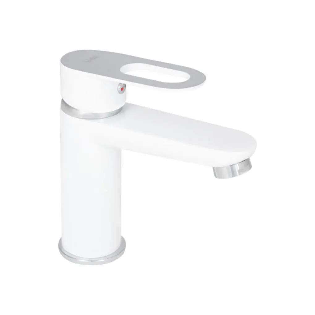 Смеситель для раковины Lidz Latwa 001 White (LDLAT001WHI45423)- Фото 1