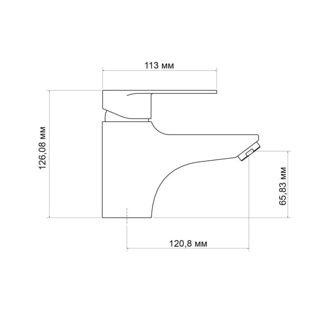 Смеситель для раковины Lidz Tani 001F1 Chrome (LDTAN001F1CRM44957)- Фото 4