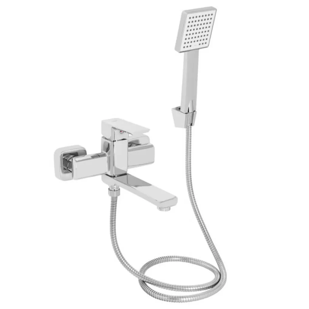 Смеситель для ванной Lidz Dozorca с душевым гарнитуром Chrome (LDDOZ0051CRM45404)- Фото 1