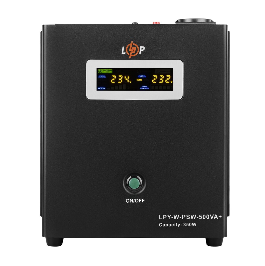 Комплект резервного питания для котла LogicPower ИБП + мультигелевая батарея (UPS W500VA + АКБ MG 900W)- Фото 3