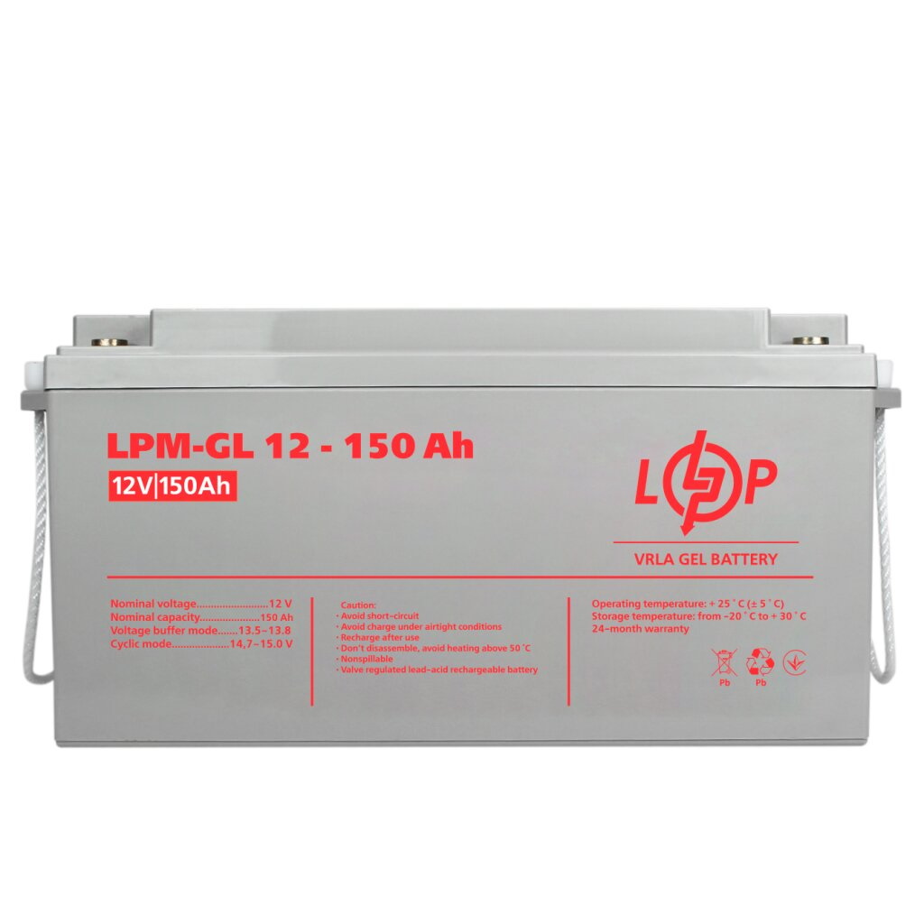 Комплект резервного живлення LogicPower ДБЖ + гелева батарея (UPS B1500 + АКБ GL 1800W)- Фото 11