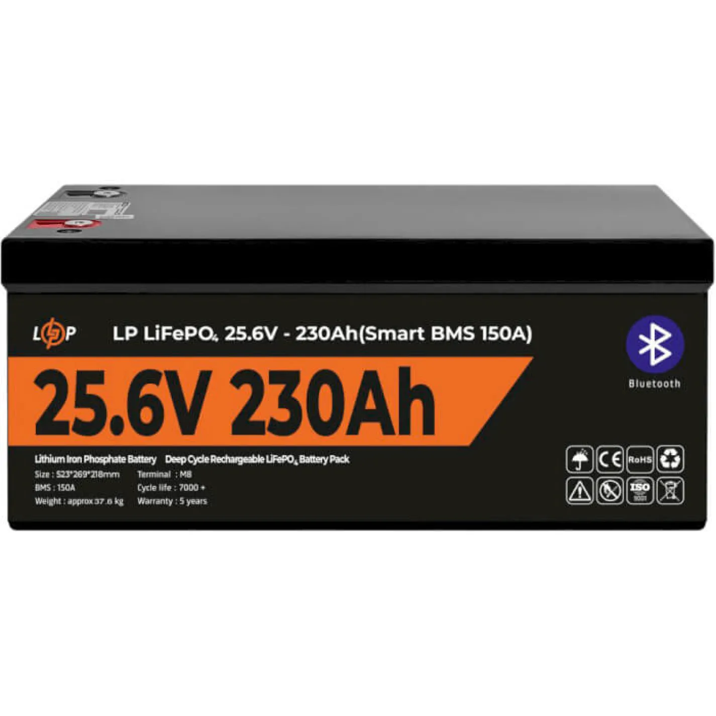 Аккумулятор LogicPower LP LiFePO4 25.6V - 230 Ah (5888Wh) - Фото 1