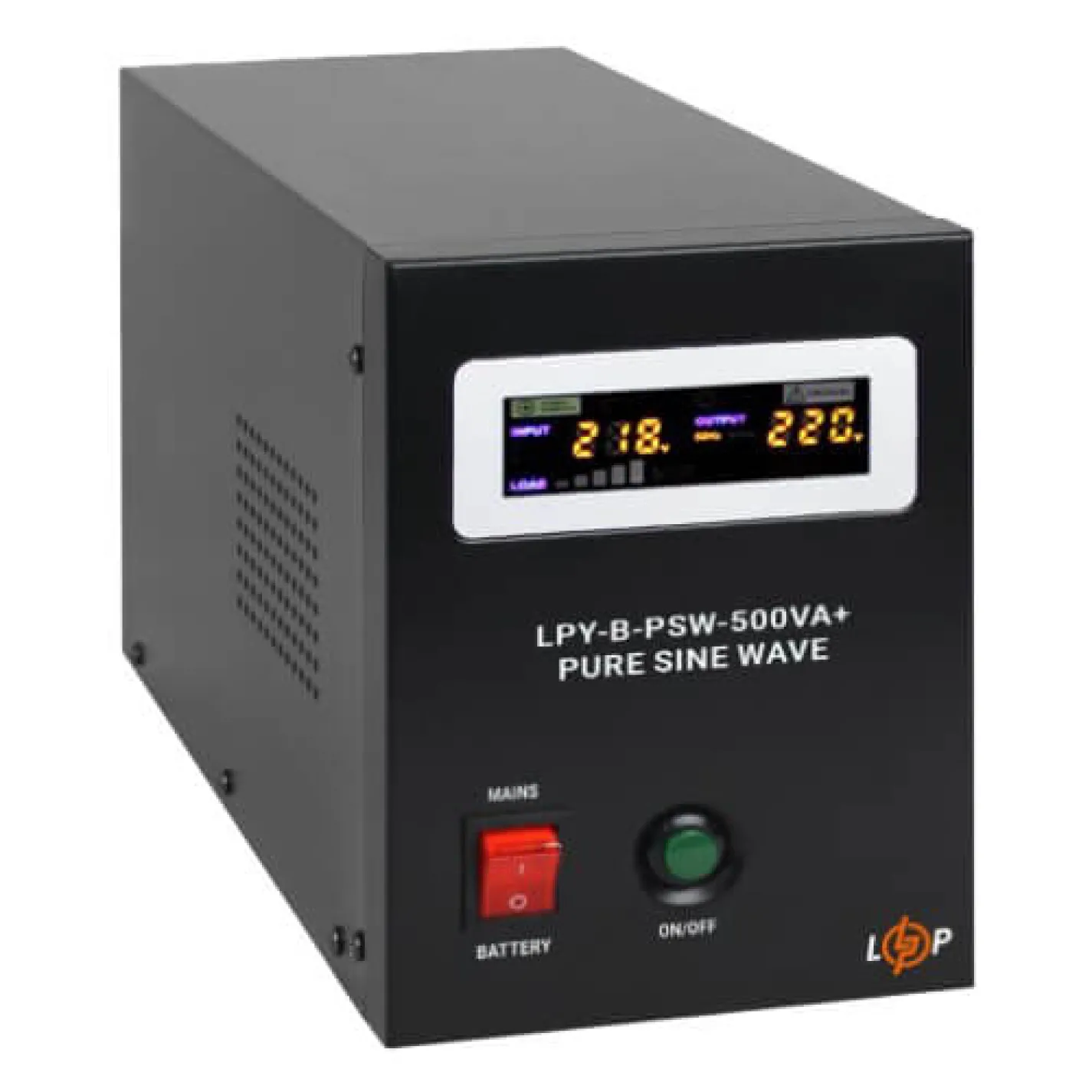 Источник бесперебойного питания LogicPower 12V LPY-B-PSW-500VA+ (350Вт) 5A/10A с правильной синусоидой - Фото 1