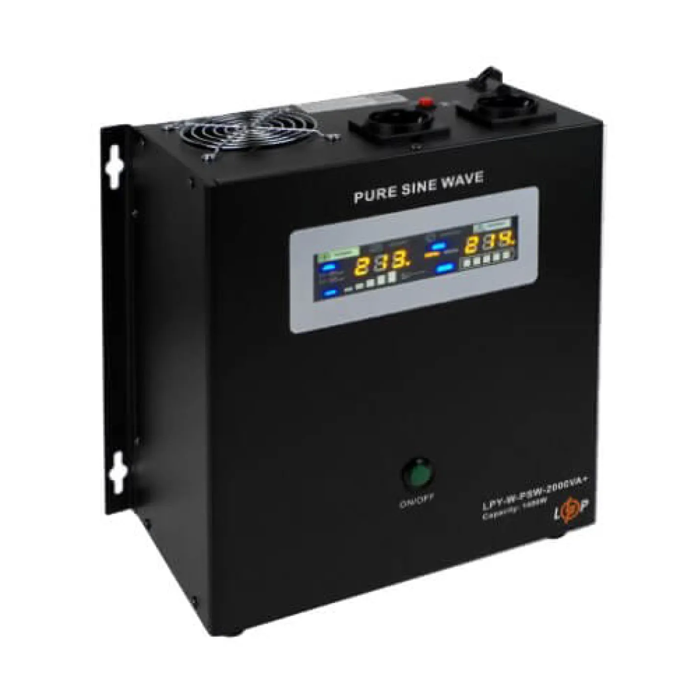 Джерело безперебійного живлення LogicPower 24V LPY-W - PSW-2000VA+ (1400Вт)10A/20A з правильною синусоїдою - Фото 1