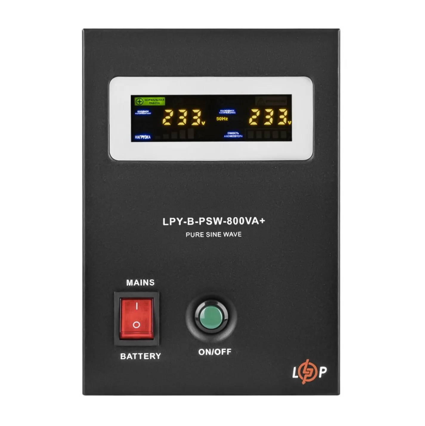 Комплект резервного живлення LogicPower ДБЖ + DZM батарея (UPS B800 + АКБ DZM 455W) - Фото 1