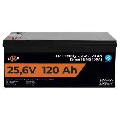 Акумулятор для ДБЖ LogicPower LP LiFePO4 24V - 120 Ah (3072Wh) (Smart BMS 100А)