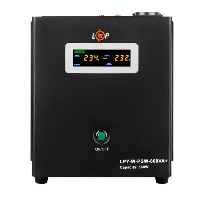 ДБЖ LogicPower 12V LPY-W-PSW-800VA+(560Вт)5A/15A (LP4143)