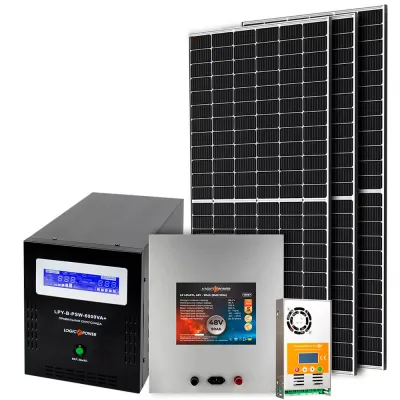 Сонячна електростанція LogicPower (СЕС) 4kW АКБ 4.3kWh (літій) 100 Ah 