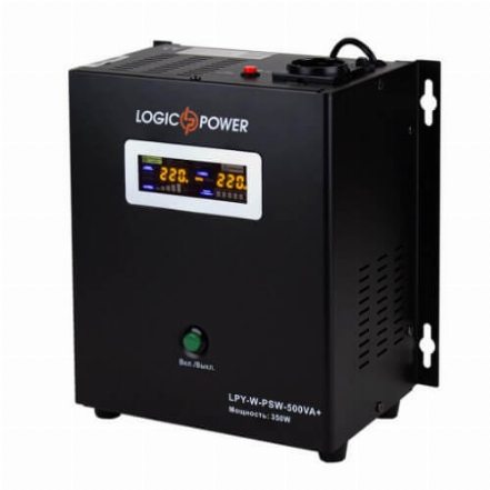 Источник бесперебойного питания LogicPower 12V LPY-W-PSW-500VA+(350Вт)5A/10A с правильной синусоидой