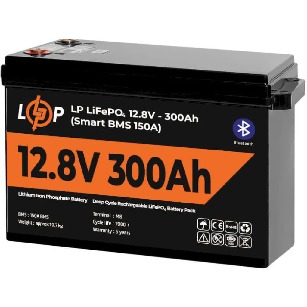 Акумулятор LogicPower LP LiFePO4 12.8V - 300 Ah (3840Wh)- Фото 3