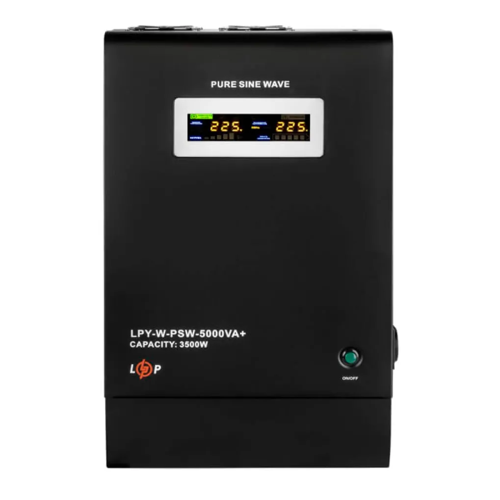 Комплект резервного живлення LogicPower ДБЖ + літієва (LiFePO4) батарея (UPS W5000+ АКБ LiFePO4 5120W)- Фото 2