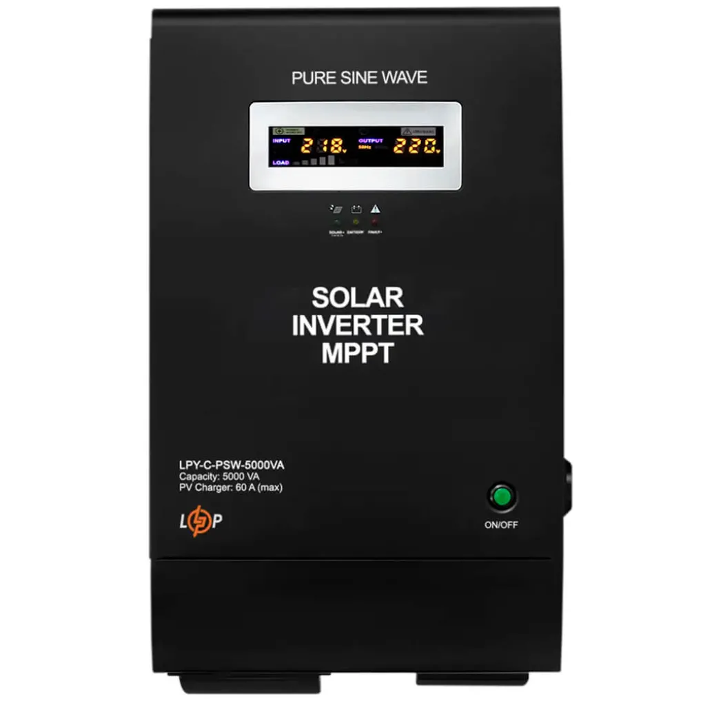 Сонячний інвертор (ДБЖ) LogicPower LPY-C-PSW-5000VA (3500W) MPPT48V- Фото 2