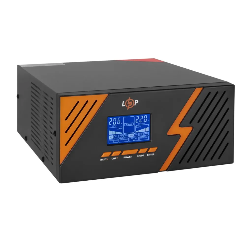 Джерело безперебійного живлення LogicPower LPM-PSW-1500VA (1050Вт) 12V чорний- Фото 3