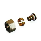 Компресійний фітинг для пластикових труб Heat-PEX PEX Ø16х2.0х3/4