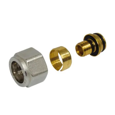 Компрессионный фитинг Luxor для стальных трубок d15x3/4 (67761500)