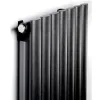 Трубчастий радіатор Luxrad Ring 1600x410 вертикальний чорний- Фото 2