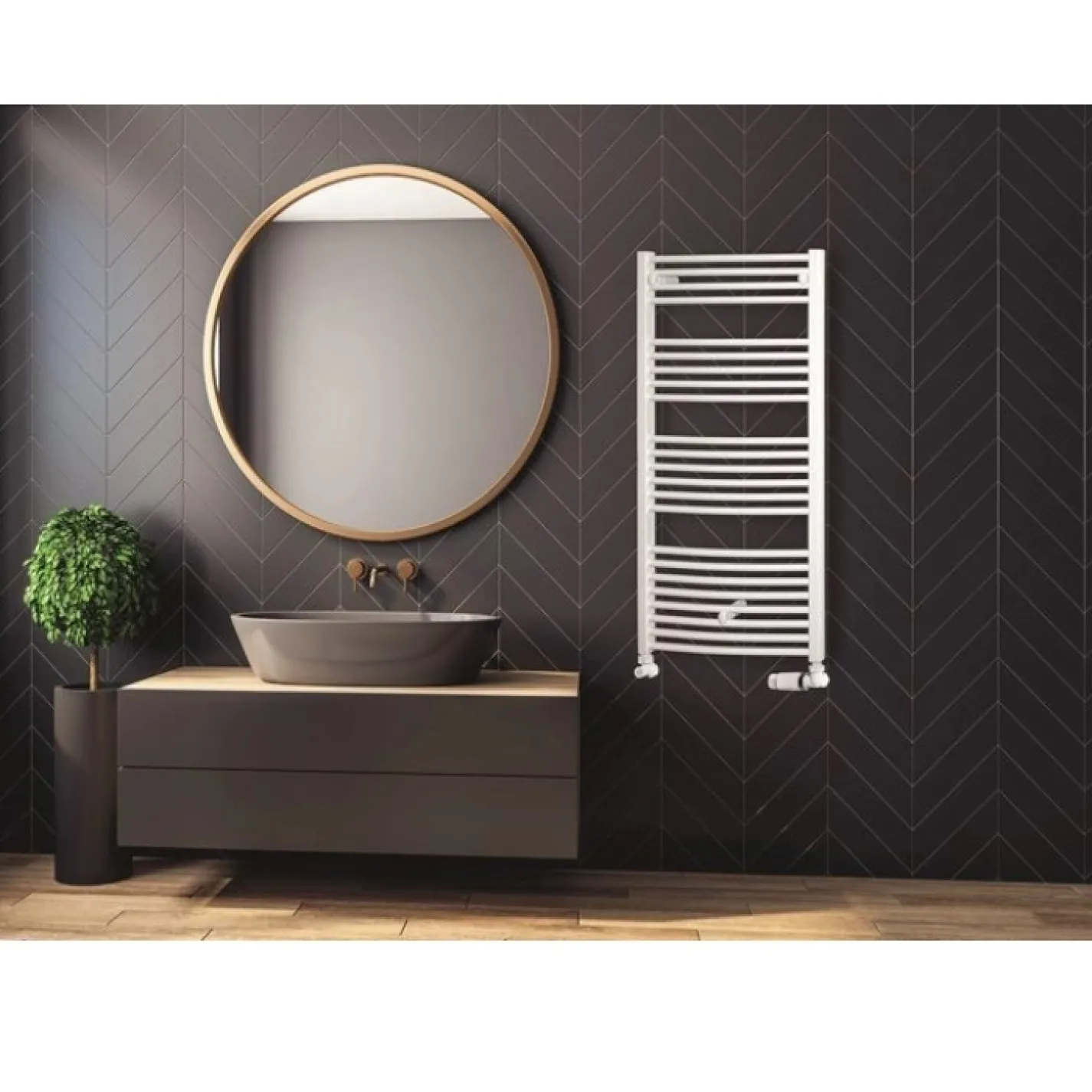 Электрический полотенцесушитель Luxrad Basic G белый 1200x500 П (BASICG12005009003EPVW600) - Фото 3