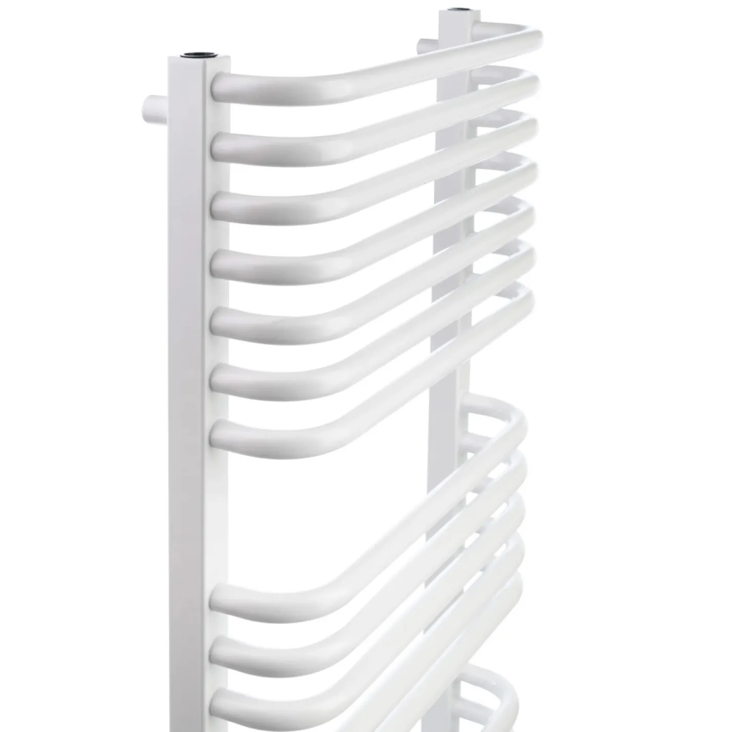 Полотенцесушитель электрический Luxrad Salto I 1200x430 белый 600W левый (SIN12004309003ELVW600) - Фото 1