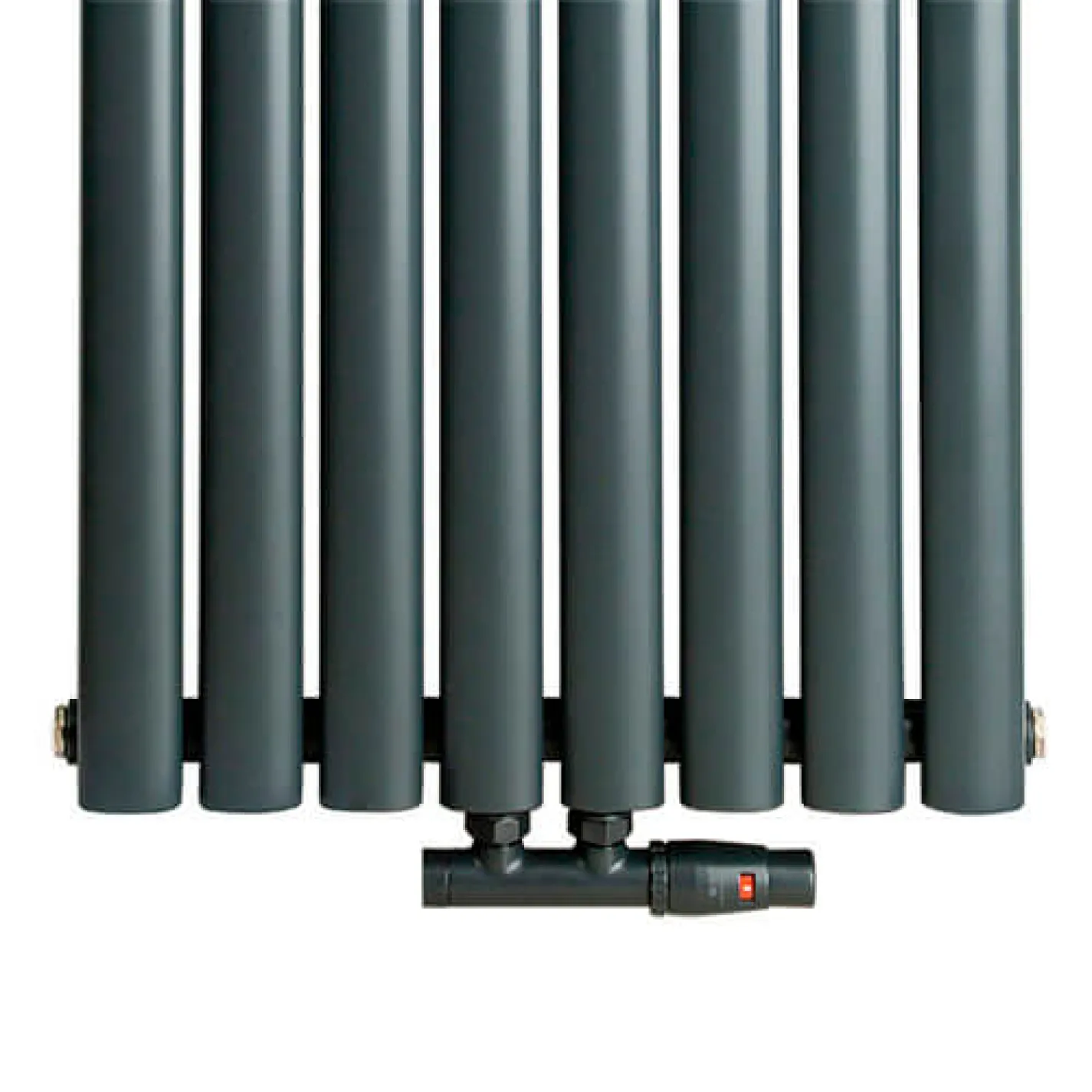 Трубчастый радиатор Luxrad Fortuna 1800x468 вертикальный антрацитовый - Фото 2