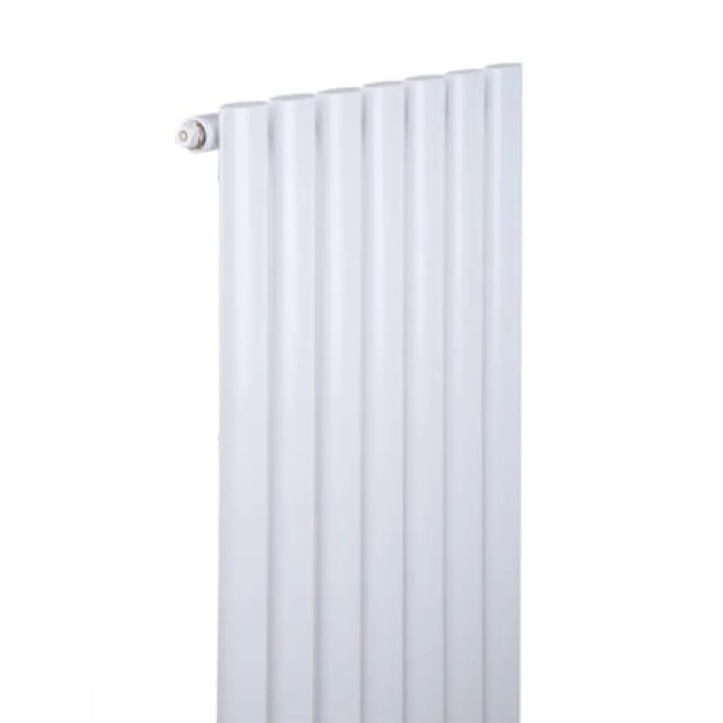 Трубчастый радиатор Luxrad Oval 1700x410 вертикальный белый - Фото 2