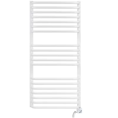 Полотенцесушитель электрический Luxrad Salto I 1200x430 белый 600W правый (SIN12004309003EPVW600)