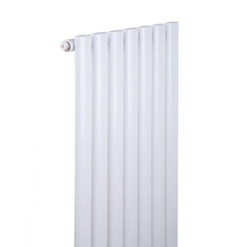 Трубчастый радиатор Luxrad Oval 1700x410 вертикальный белый- Фото 3