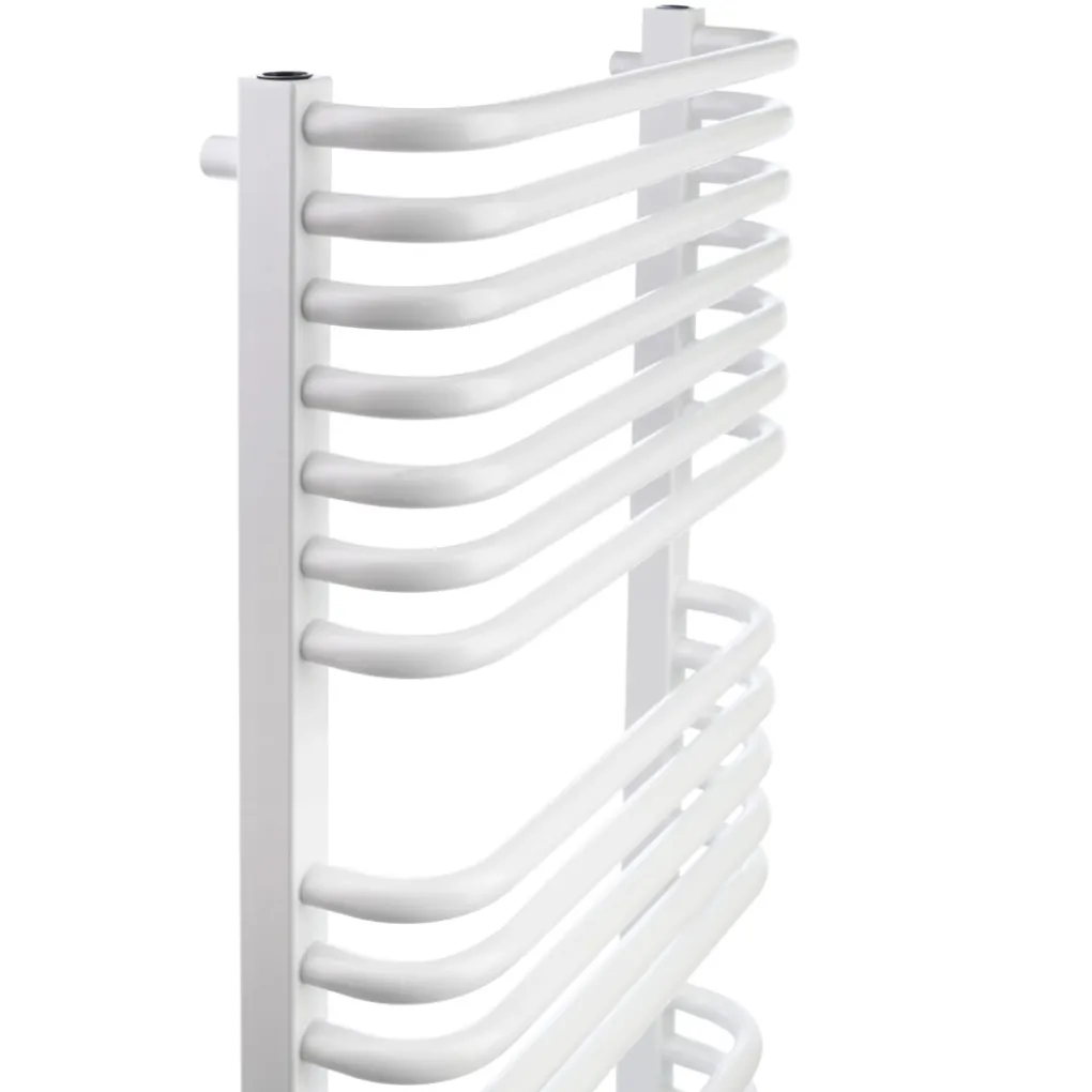 Полотенцесушитель электрический Luxrad Salto I 1200x430 белый 600W правый (SIN12004309003EPVW600)- Фото 2