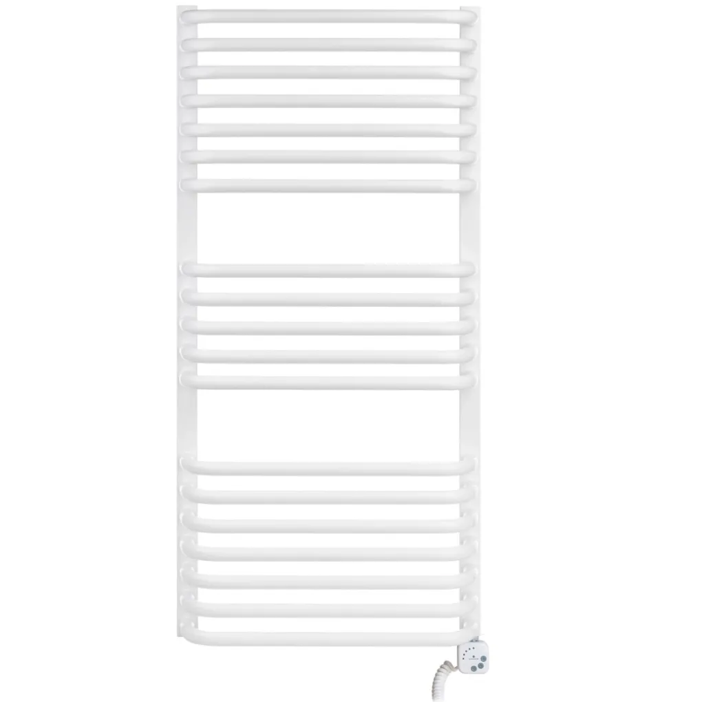 Полотенцесушитель электрический Luxrad Salto I 1200x430 белый 600W правый (SIN12004309003EPVW600)- Фото 1
