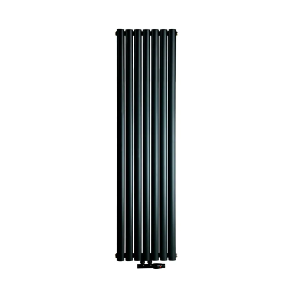 Трубчастый радиатор Luxrad Ring 1600x410 вертикальный черный- Фото 1