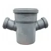 Крестовина канализационная одноплоскостная Magnaplast HT Plus 110/50/50/67° (11420)- Фото 1