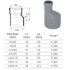 Редукция канализационная Magnaplast HT Plus 160/110 (11360)- Фото 2