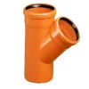 Трійник каналізаційний з ПВХ Magnaplast KGEA 160/160/45° (20350)- Фото 1