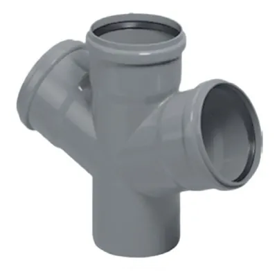 Крестовина канализационная одноплоскостная Magnaplast HT Plus 110/110/110/67° (11440)