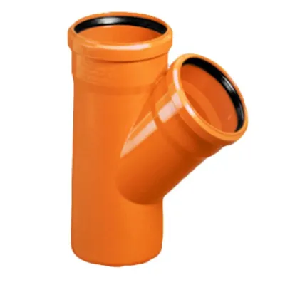 Трійник каналізаційний з ПВХ Magnaplast KGEA 110/110/45° (20300)