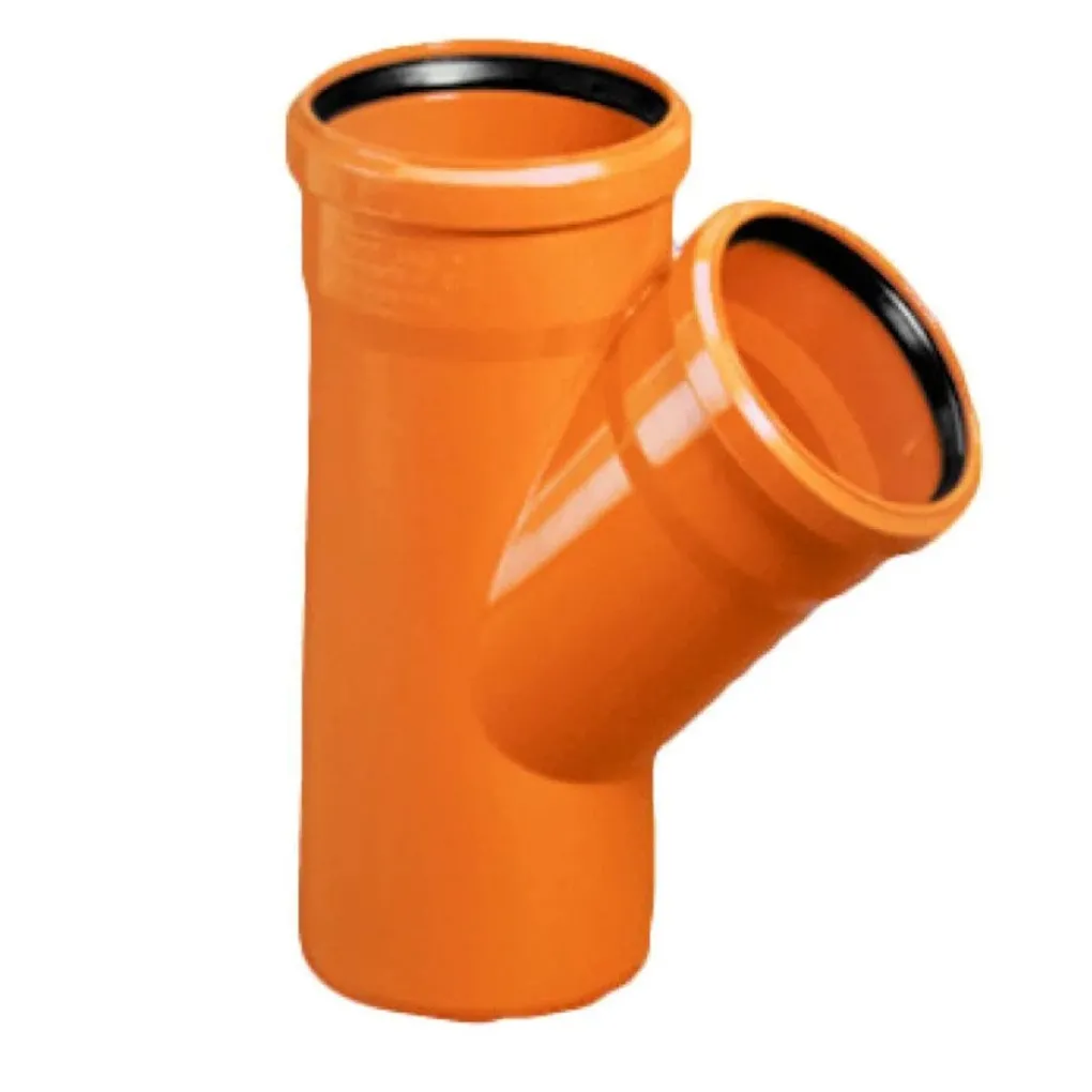 Трійник каналізаційний з ПВХ Magnaplast KGEA 160/160/45° (20350)- Фото 1