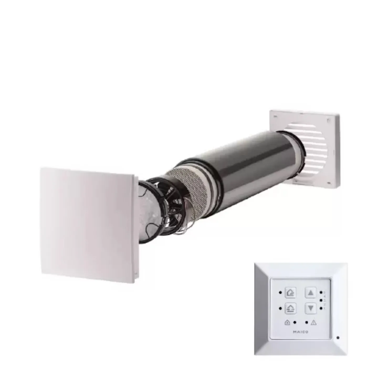 Припливно-витяжна система Maico PushPull PP 45 K з електронною заслінкою (0095.0241) - Фото 1