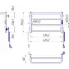 Электрический полотенцесушитель Mario Люкс Сити-I 400x630 TR 2.3.6300.11.P- Фото 6