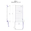 Полотенцесушитель электрический Mario Урбан-I 1110x500/85 TR К графит (2.138.044896.GR)- Фото 4