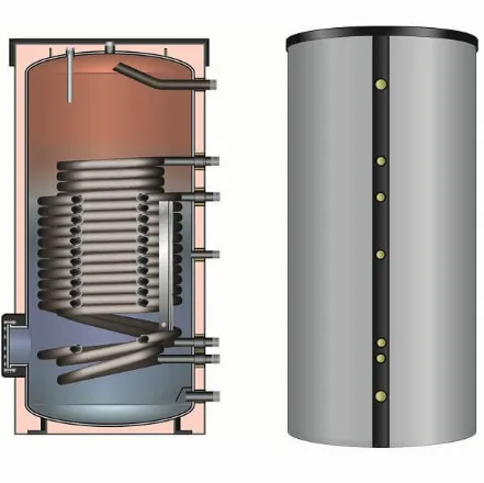 Бак ГВП Meibes HLS-Plus 800 зі збільшеною площею нагріву
