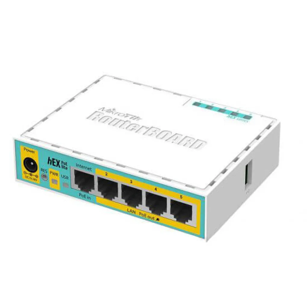 Mikrotik hEX PoE lite Беспроводной маршрутизатор (RB750UPr2)- Фото 2