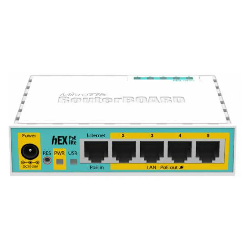 Mikrotik hEX PoE lite Беспроводной маршрутизатор (RB750UPr2)- Фото 1