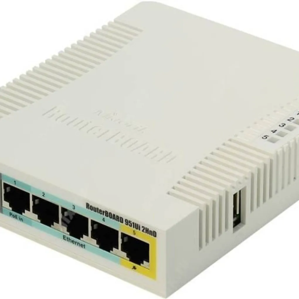 Маршрутизатор MikroTik RouterBOARD RB951Ui-2HnD- Фото 2