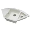 Кухонна мийка Miraggio Europe 1100х575, білий- Фото 2