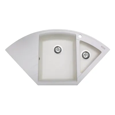 Кухонна мийка Miraggio Europe 1100х575, білий
