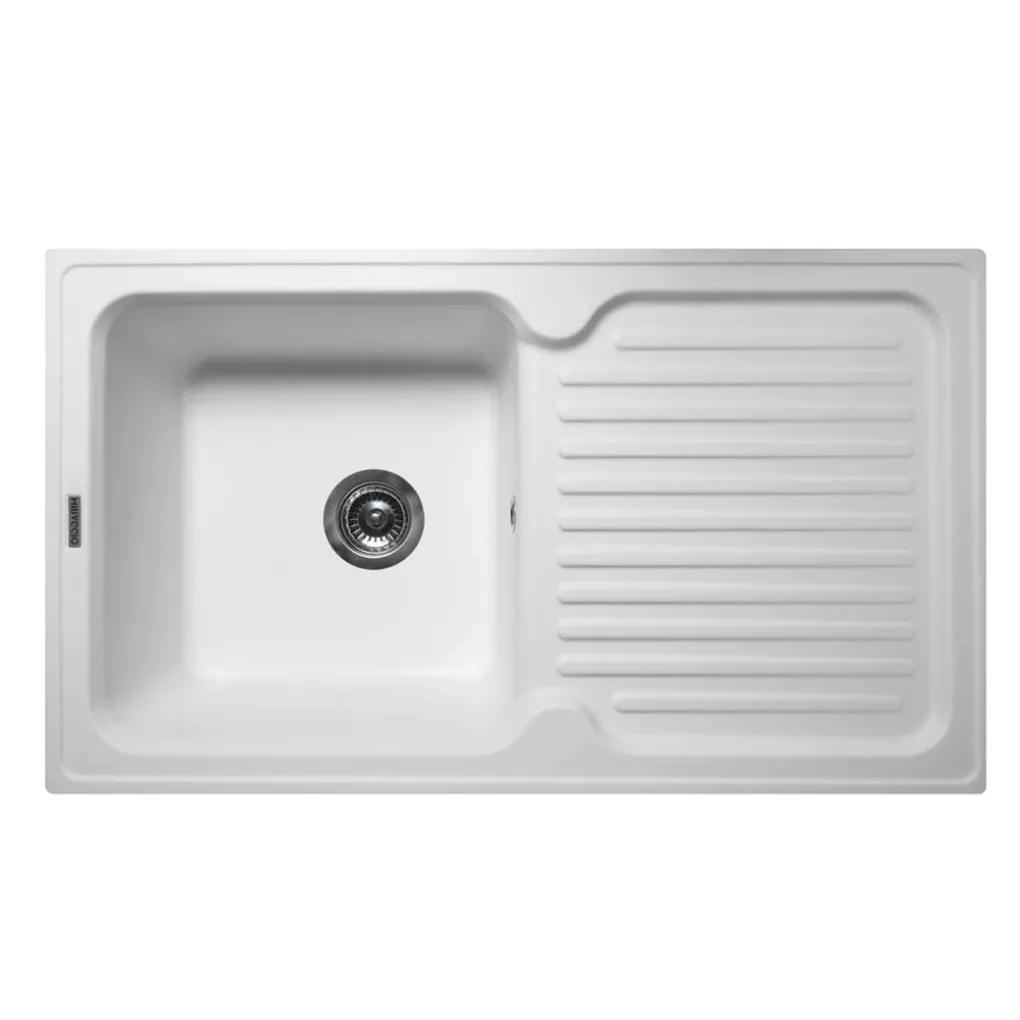 Кухонна мийка Miraggio Orlean 861х496, білий- Фото 1