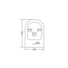 Биде подвесное Mixxus Bevel-0502 (MI6715)- Фото 3