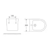 Биде подвесное Mixxus Premium Ellipse-0501 (MP6469)- Фото 3